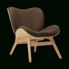 Umage 5501C701-10 A Conversation Piece Lounge Chair, Low in Oak and Mocca