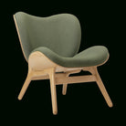 Umage 5501C701-12 A Conversation Piece Lounge Chair, Low in Oak and Morning Meadows