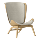 Umage 5502C702-02 The Reader Wing Chair in Oak with White Sands