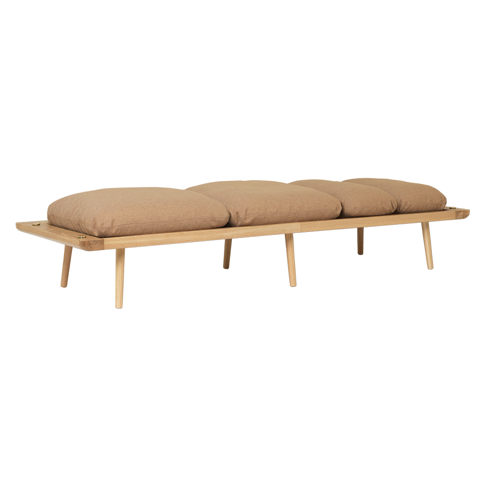 Umage 5550C720-01 Lounge Around Daybed, Horizons in Oak / Sugar Brown