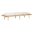 Umage 5550C720-02 Lounge Around Daybed, Horizons in Oak / White Sands