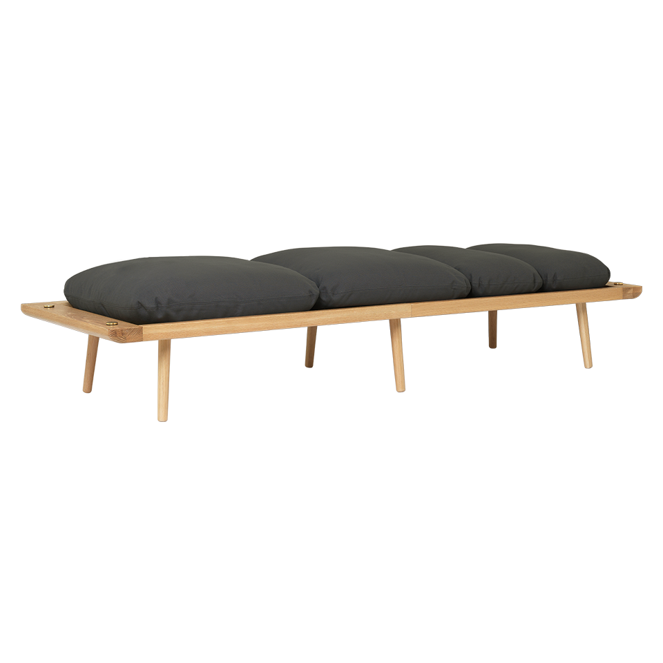 Umage 5550C720-04 Lounge Around Daybed, Horizons in Oak / Shadow