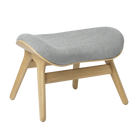 Umage 5573C703-03 A Conversation Piece Ottoman in Oak with Sterling