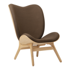 Umage 5577C704-10 A Conversation Piece Lounge Chair Tall in Oak with Mocca