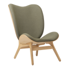 Umage 5577C704-12 A Conversation Piece Lounge Chair Tall in Oak with Morning Meadows