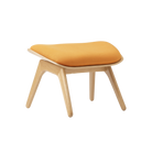 Umage 5583NC705-06 The Reader Ottoman in Oak with Tangerine