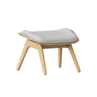 Umage 5583NC705-03 The Reader Ottoman in Oak with Sterling