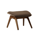 Umage 5588NC705-10 The Reader Ottoman in Dark Oak with Mocca