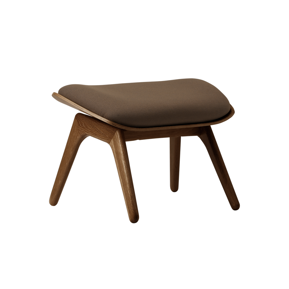 Umage 5588NC705-10 The Reader Ottoman in Dark Oak with Mocca