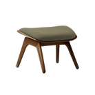 Umage 5588NC705-12 The Reader Ottoman in Dark Oak with Morning Meadows