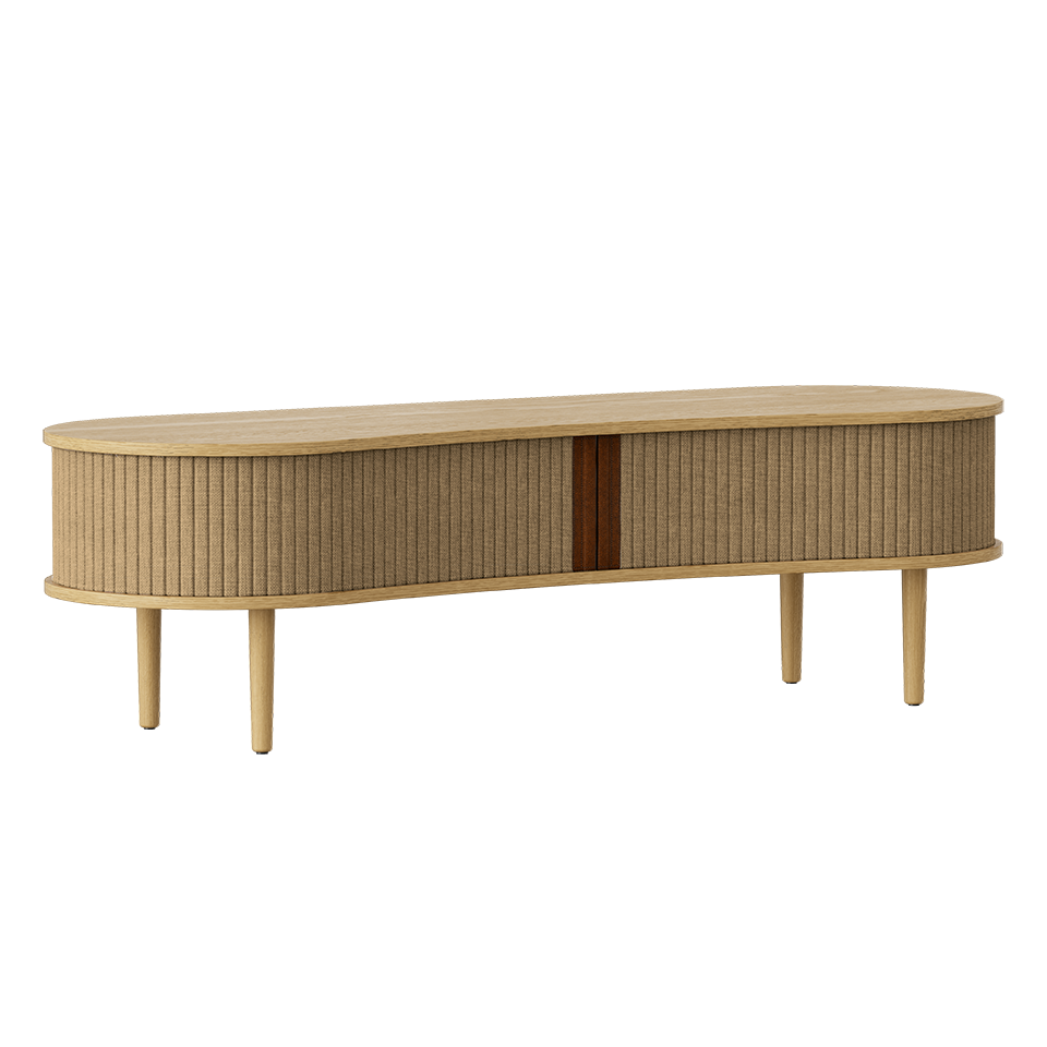 Umage 5601C707-01 Audacious TV Bench in Oak with Sugar Brown doors