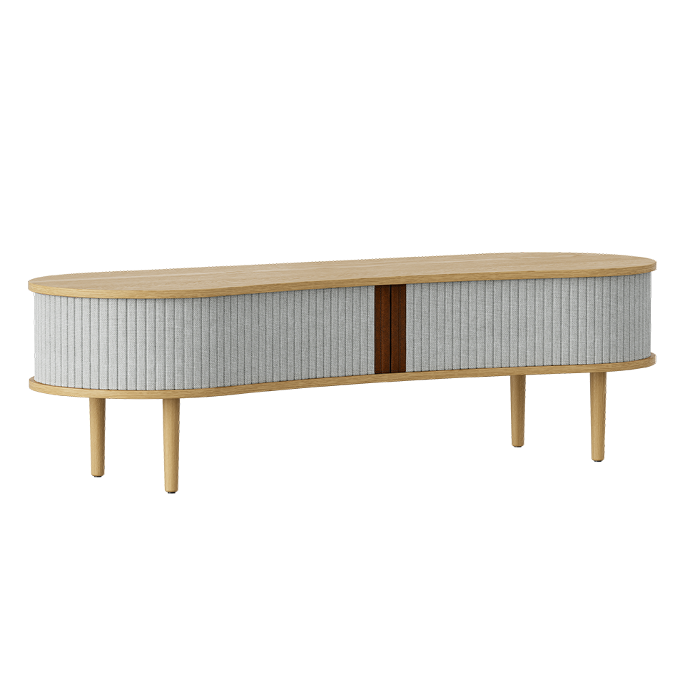 Umage 5601C707-03 Audacious TV Bench in Oak with Sterling doors