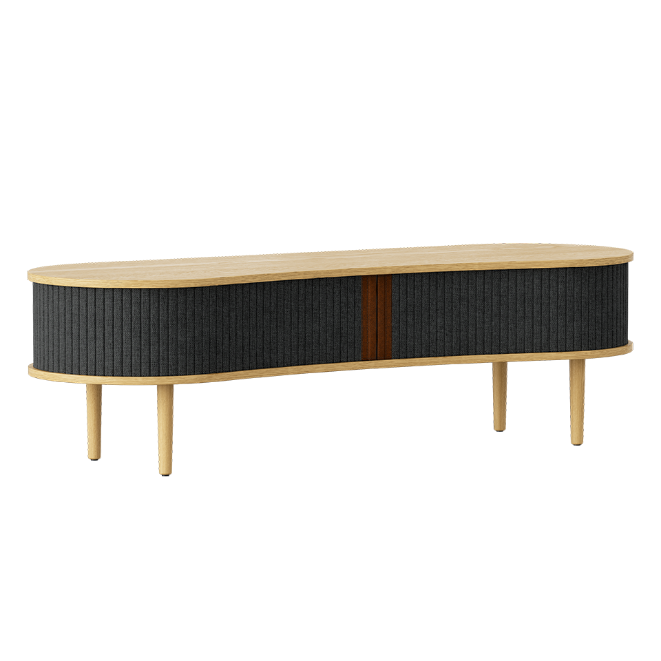 Umage 5601C707-04 Audacious TV Bench in Oak with Shadow doors