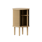 Umage 5603C708-01 Audacious Side Table in Oak with Sugar Brown doors