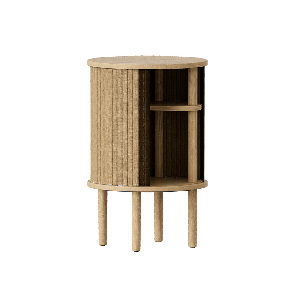 Umage 5603C708-01 Audacious Side Table in Oak with Sugar Brown doors