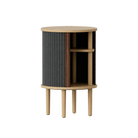 Umage 5603C708-04 Audacious Side Table in Oak with Shadow doors