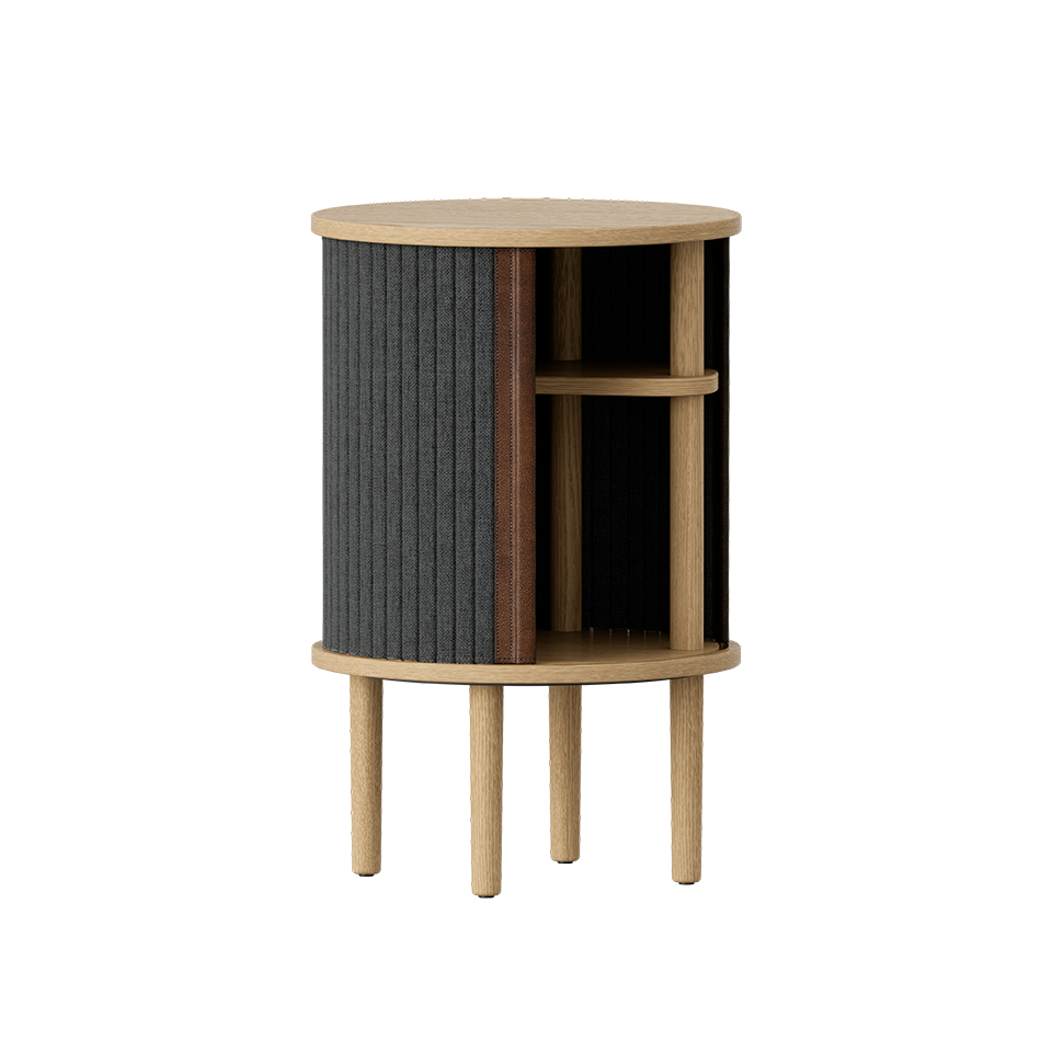 Umage 5603C708-04 Audacious Side Table in Oak with Shadow doors