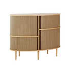 Umage 5604C726-01 Audacious Highboard en chêne avec portes brun sucre