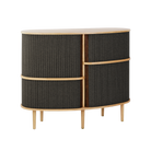 Umage 5604C726-04 Audacious Highboard en chêne avec portes Shadow