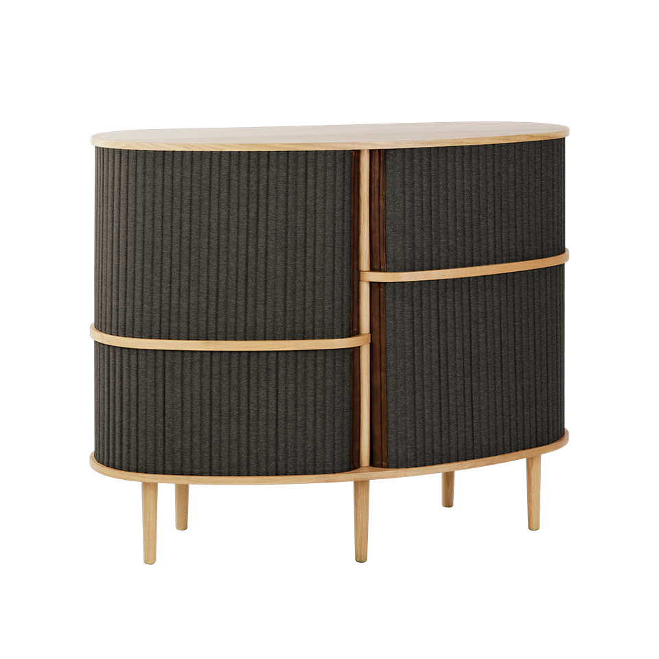 Umage 5604C726-04 Audacious Highboard en chêne avec portes Shadow