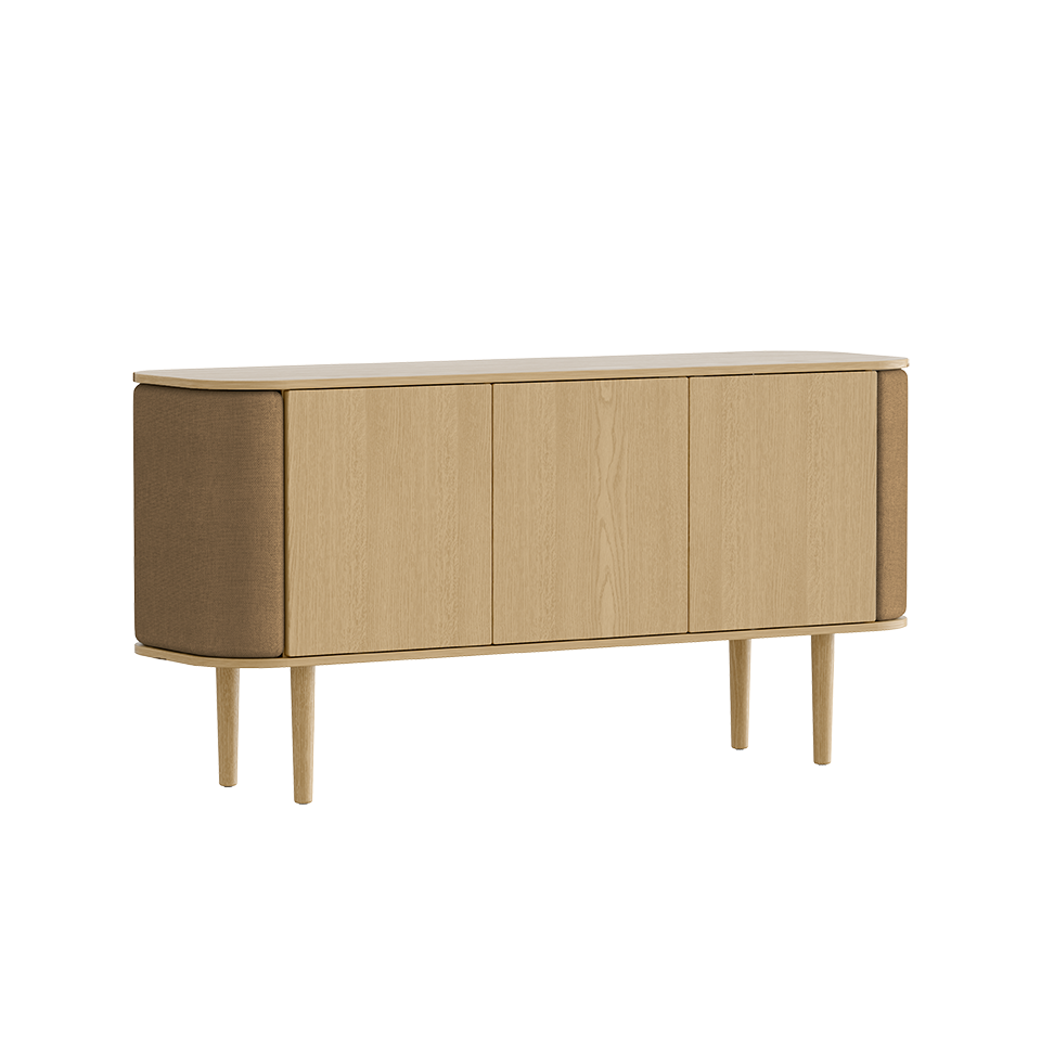 Umage 5623C710-01 Treasures 3-door Cabinet in Oak with Sugar Brown