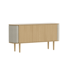 Umage 5623C710-02 Treasures 3-door Cabinet in Oak with White Sands