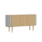 Umage 5623C710-03 Treasures 3-door Cabinet in Oak with Sterling