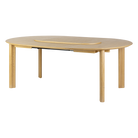 Umage 5657C5657-5 Comfort Circle Dining Table with extension in Oak / Smooth