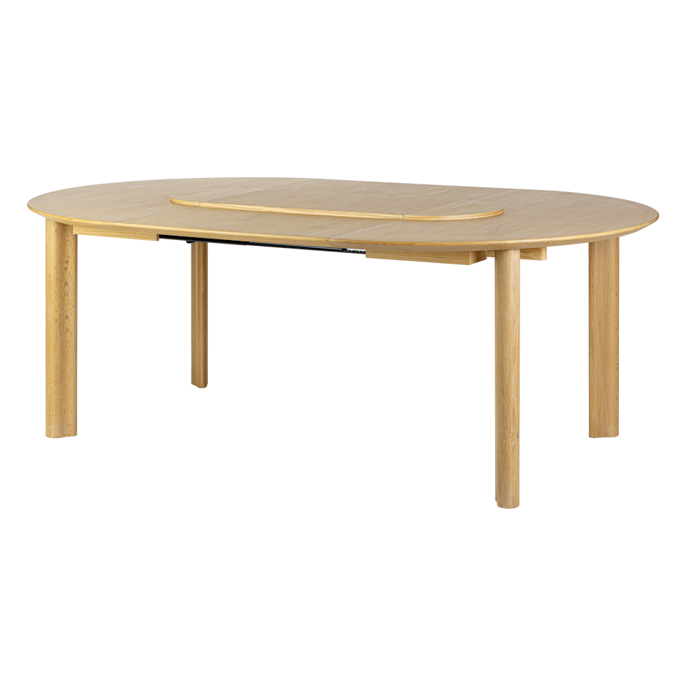 Umage 5657C5657-5 Comfort Circle Dining Table with extension in Oak / Smooth