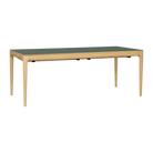 Umage 5666 Heart'n'Soul Dining Table in Oak with Moss Green top, 78.7 inch