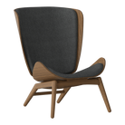 Umage 5701C702-04 The Reader Wing Chair in Dark Oak with Shadow