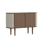 Umage 5774C711-02 Treasures 2-door Cabinet in Dark Oak with White Sands
