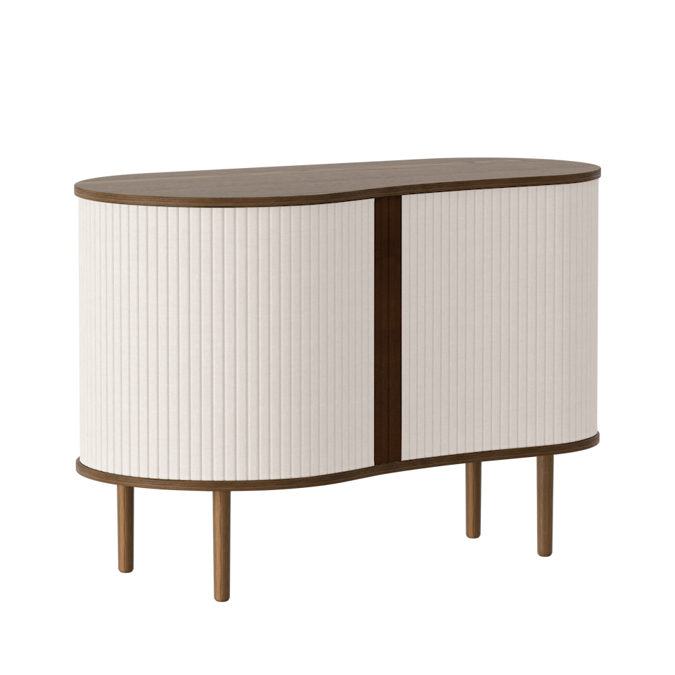 Umage 5800C706-02 Audacious Cabinet in Dark Oak with White Sands doors