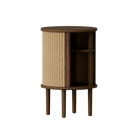 Umage 5803C708-01 Audacious Side Table in Dark Oak with Sugar Brown doors