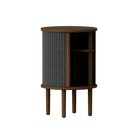 Umage 5803C708-04 Audacious Side Table in Dark Oak with Shadow doors