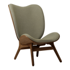 Umage 5872C704-12 A Conversation Piece Lounge Chair Tall in Dark Oak with Morning Meadows