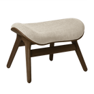 Umage 5873C703-02 A Conversation Piece Ottoman in Dark Oak with White Sands
