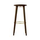 Umage 5881 The Socialite Bar Stool in Dark Oak
