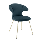 Chaise Time Flies Umage 590-15C5901-1, Horizons, bleu Jet Air / laiton