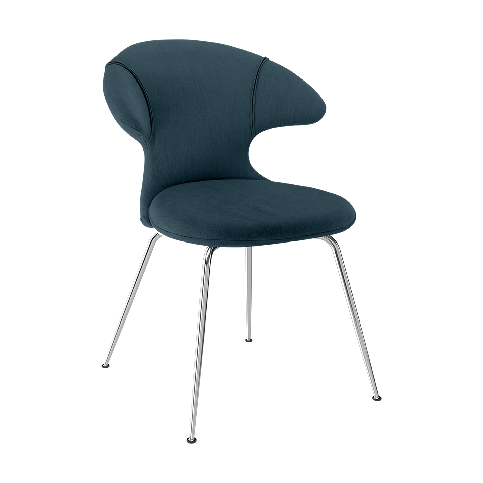 Chaise Time Flies Umage 590-15C5901-2, Horizons, bleu Jet Air/chrome