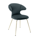Chaise Time Flies, Horizons en bleu quantique/laiton Umage 590-17C5901-1