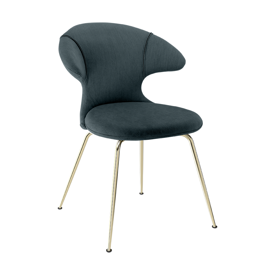 Chaise Time Flies, Horizons en bleu quantique/laiton Umage 590-17C5901-1