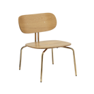 Umage 5917-1 Fauteuil lounge Curious avec pieds en laiton, sans coussin