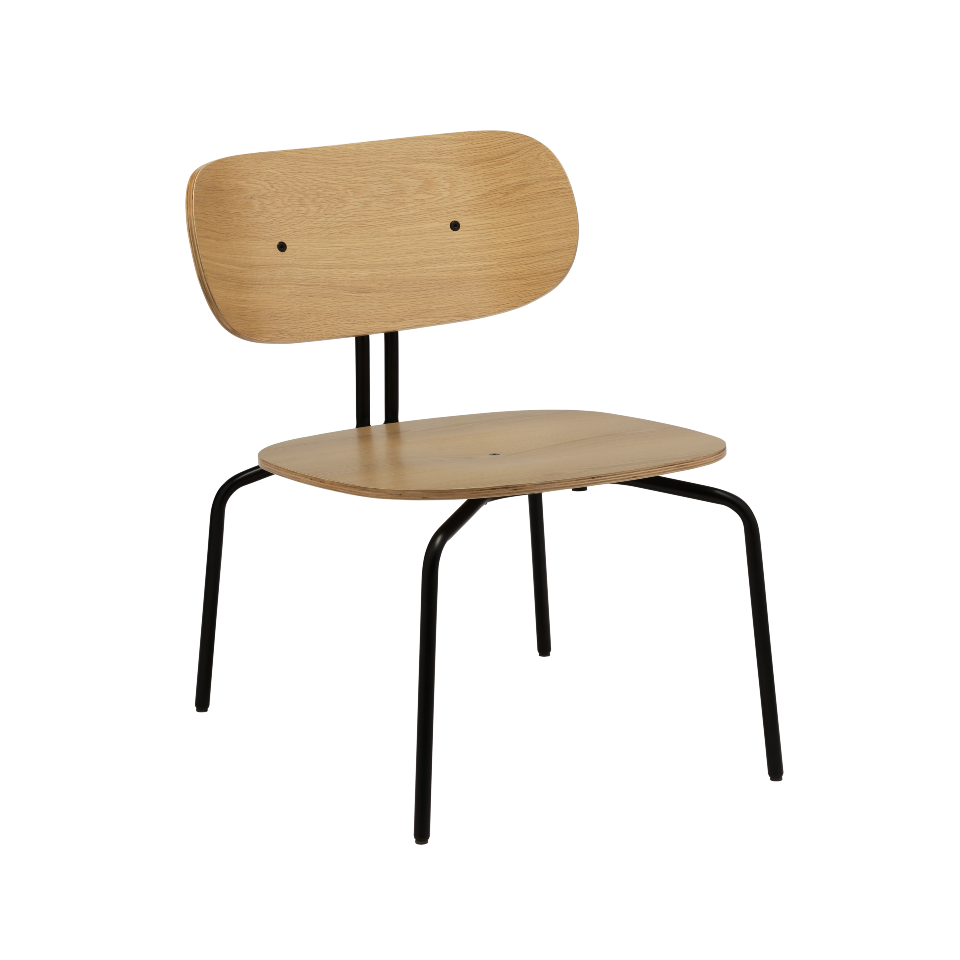 Fauteuil lounge Umage 5917-3 Curious, pieds noirs, sans coussin
