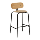Tabouret de bar Umage 5918-3 Curious, pieds noirs, sans coussin