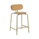 Tabouret de bar Umage 5919-1 Curious avec pieds en laiton, sans coussin