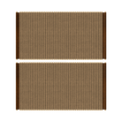 Umage 706-01 Audacious Tambour Doors for Cabinet in Sugar Brown