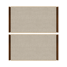 Umage 706-02 Audacious Tambour Doors for Cabinet in White Sands