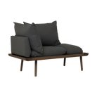 Umage 5762C723-04 Lounge Around 1.5-seater in Dark Oak with Shadow