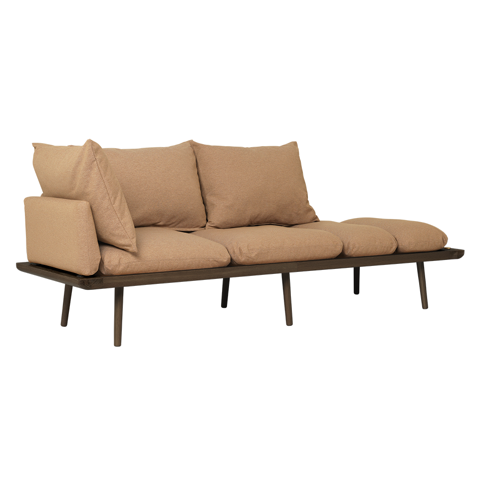 Umage 5750C723-01 Lounge Around 3 seater, Horizons in Dark Oak / Sugar Brown